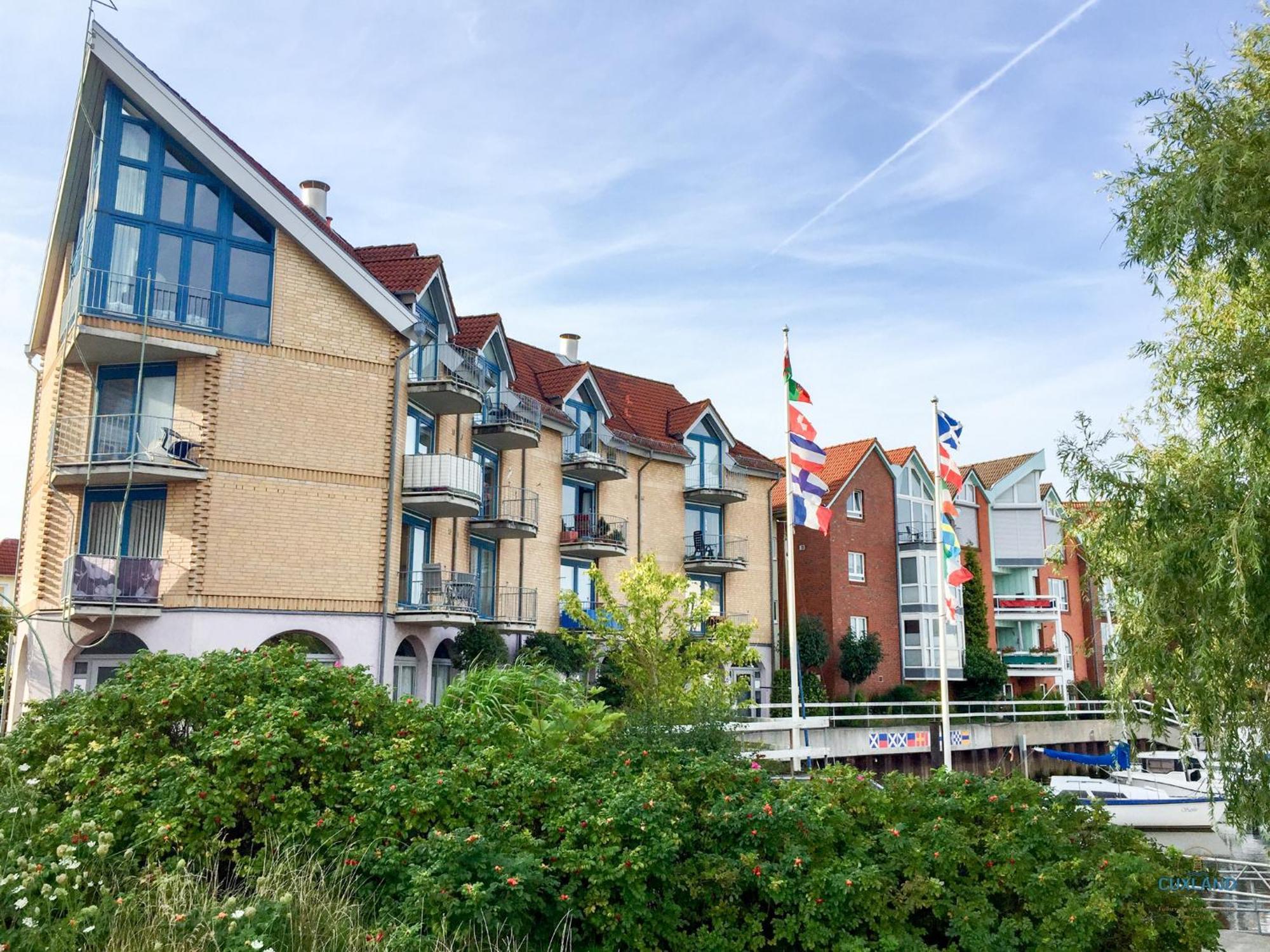Urlaub direkt in der City Marina Cuxhaven Exterior foto